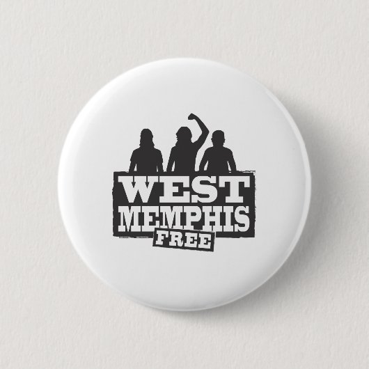 Badge Rond 5 Cm Memphis occidental trois (Devant)