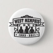 Badge Rond 5 Cm Memphis occidental trois (Devant)