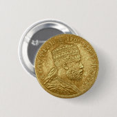 Badge Rond 5 Cm Menelik Roi Pivot (Devant & derrière)