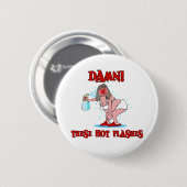 Badge Rond 5 Cm Ménopause amusante (Devant & derrière)