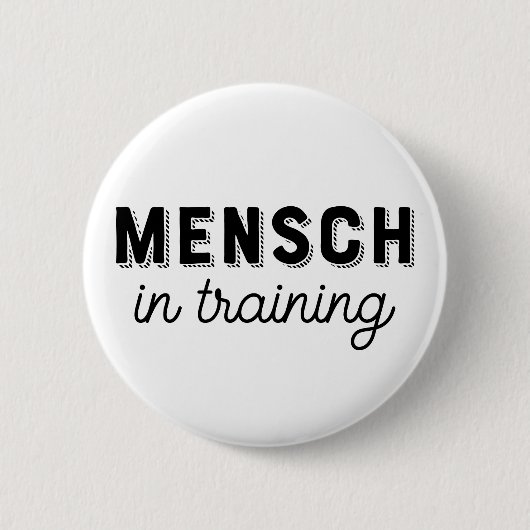 Badge Rond 5 Cm Mensh en formation (Devant)