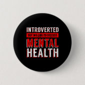 Badge Rond 5 Cm Mental Health Awareness Depression (Devant)