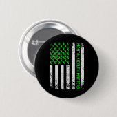 Badge Rond 5 Cm Mental Health S Human Brain Illness Awareness Gree (Devant & derrière)