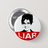 Badge Rond 5 Cm Menteur (Devant & derrière)