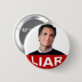 Badge Rond 5 Cm MENTEUR - bouton (Devant & derrière)