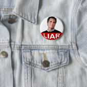 Badge Rond 5 Cm MENTEUR - bouton (En situation)