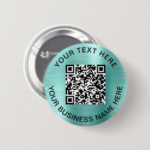 Badge Rond 5 Cm Mention promotionnelle du code QR