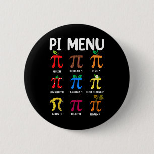 Badge Rond 5 Cm Menu Pi 3.14 Symbole Pi - Magasin de mathématiques
