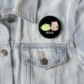 Badge Rond 5 Cm Meowchi Funny Mochi Pun Dark BG (En situation)