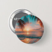 Badge Rond 5 Cm Mer (Devant & derrière)