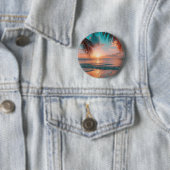 Badge Rond 5 Cm Mer (En situation)