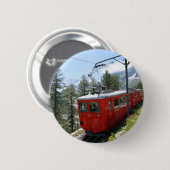 Badge Rond 5 Cm Mer de Glace - Chamonix (Devant & derrière)