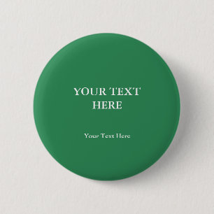 Badge Rond 5 Cm Mer Vert Plaine Élégant Moderne Minimaliste
