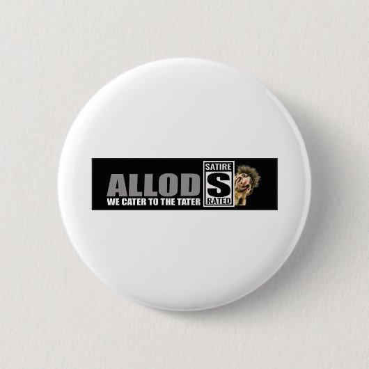 Badge Rond 5 Cm Merch de logo de satire d'ALLOD (Devant)