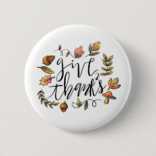 Badge Rond 5 Cm Merci