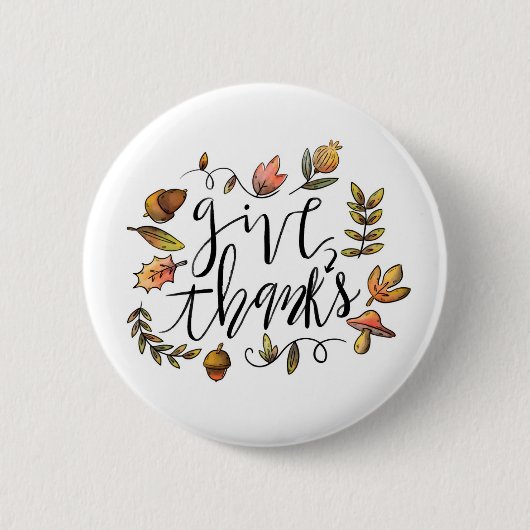 Badge Rond 5 Cm Merci (Devant)