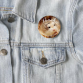 Badge Rond 5 Cm Merci à Hamster pour être génial (En situation)