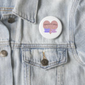 Badge Rond 5 Cm Merci à Latte (En situation)