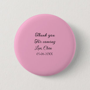 Badge Rond 5 Cm merci d'être venu nom du texte message 