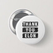 Badge Rond 5 Cm Merci Elon (Devant & derrière)
