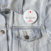 Badge Rond 5 Cm Merci et Joyeuse journée des infirmières (En situation)
