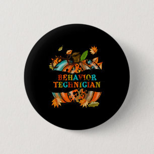 Badge Rond 5 Cm Merci Grateful Comportement Technicien Citrouille