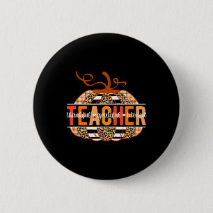 Badge Rond 5 Cm Merci Gratuit Professeur Merci Thanksgiving Tea