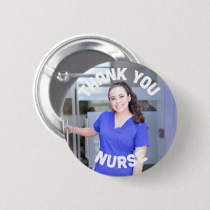 Badge Rond 5 Cm merci infirmière photo standard 2 ¼ pouces