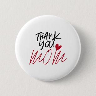 Badge Rond 5 Cm Merci Maman