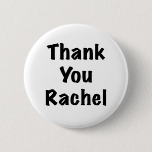 Badge Rond 5 Cm Merci Rachel