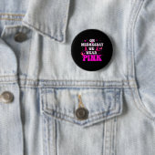 Badge Rond 5 Cm Mercredi Nous Portons Le Ruban Rose Cancer Du Sein (En situation)