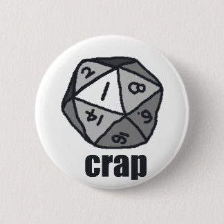 Badge Rond 5 Cm Merde