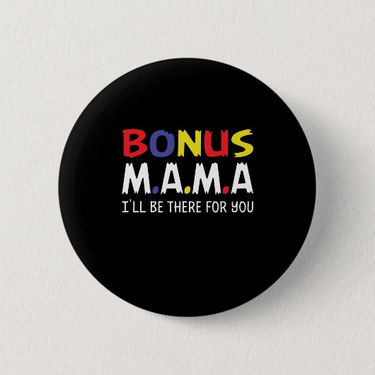 Badge Rond 5 Cm Mère Art Bonus Mama (Devant)