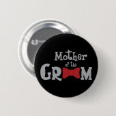 Badge Rond 5 Cm Mère chique de marié (Devant & derrière)