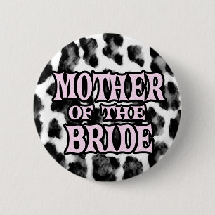Badge Rond 5 Cm Mère de la jeune mariée