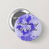 Badge Rond 5 Cm Mère de la jeune mariée (Devant & derrière)