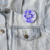 Badge Rond 5 Cm Mère de la jeune mariée (En situation)