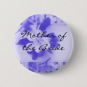 Badge Rond 5 Cm Mère de la jeune mariée