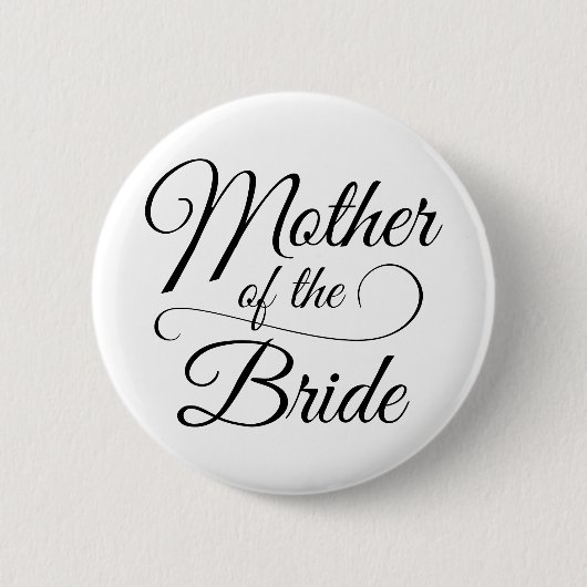 Badge Rond 5 Cm Mère de la mariée (Devant)