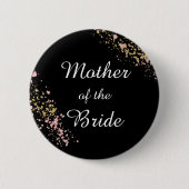Badge Rond 5 Cm Mère de la mariée (Devant)