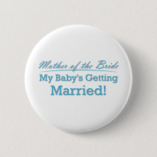 Badge Rond 5 Cm Mère de la mariée