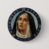 Badge Rond 5 Cm Mère des douleurs (Devant)