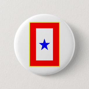 Badge Rond 5 Cm Mère d'étoile bleue