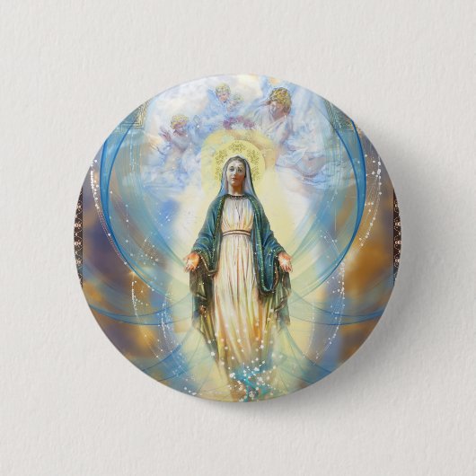 Badge Rond 5 Cm Mère divine (Devant)