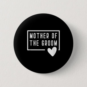 Badge Rond 5 Cm Mère Du Coeur Groom Maman Mariage Bachelorette