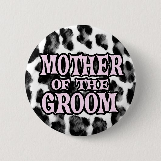 Badge Rond 5 Cm Mère du marié (Devant)