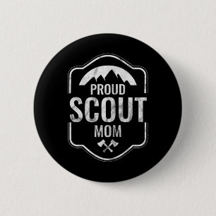 Badge Rond 5 Cm Mère éclaireuse fière de femmes Mère éclaireuse Ca