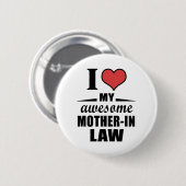 Badge Rond 5 Cm Mère en droit (Devant & derrière)