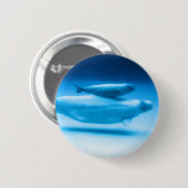 Badge Rond 5 Cm Mère et bébé de beluga (Devant & derrière)