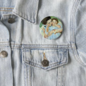 Badge Rond 5 Cm Mère et enfant (En situation)